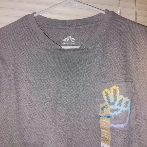 Other - Peace! Grey and blue casual streetwear tee #casualwear